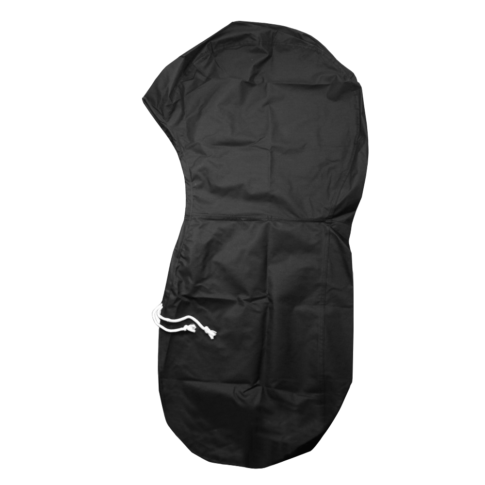 Housse imperméable 600D Oxford tissu pour bateau | Couverture complète pour moteur de hors-bord 6-225HP, noire