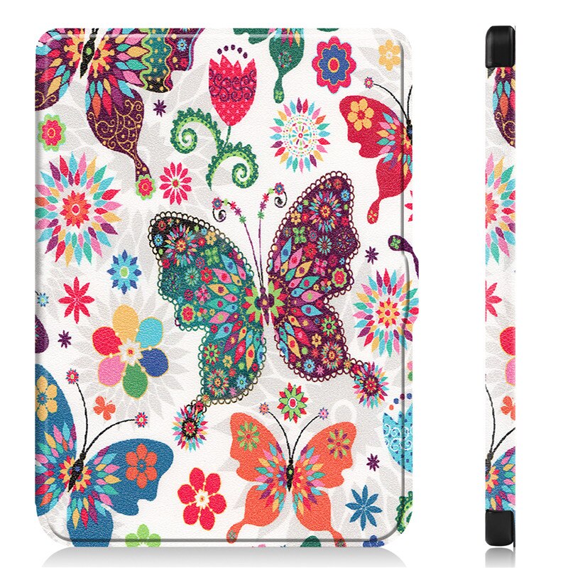 2020 nowe Ultra cienkie inteligentne etui do Kobo Nia PU skórzane etui eBooks pokrowiec ochronny do etui Kobo Nia Funda Capa: HD