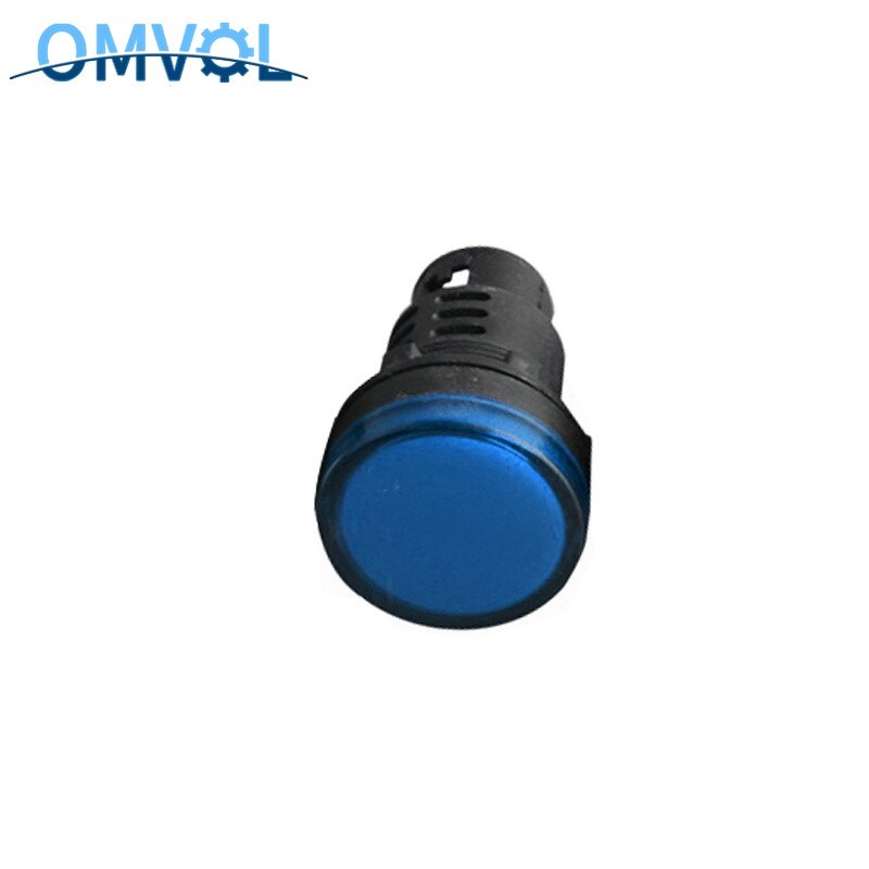 1PC 30MM 5V(6.3V) 12V 24V 220V Panel Mount LED Power Indicator Pilot Signal Light Lamp