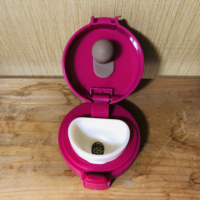 Upors kaffekoppslock i silikon återanvändbart muggskydd kaffeglaslock termosskydd vattenflasklock silikonlock till muggar: Vinröd