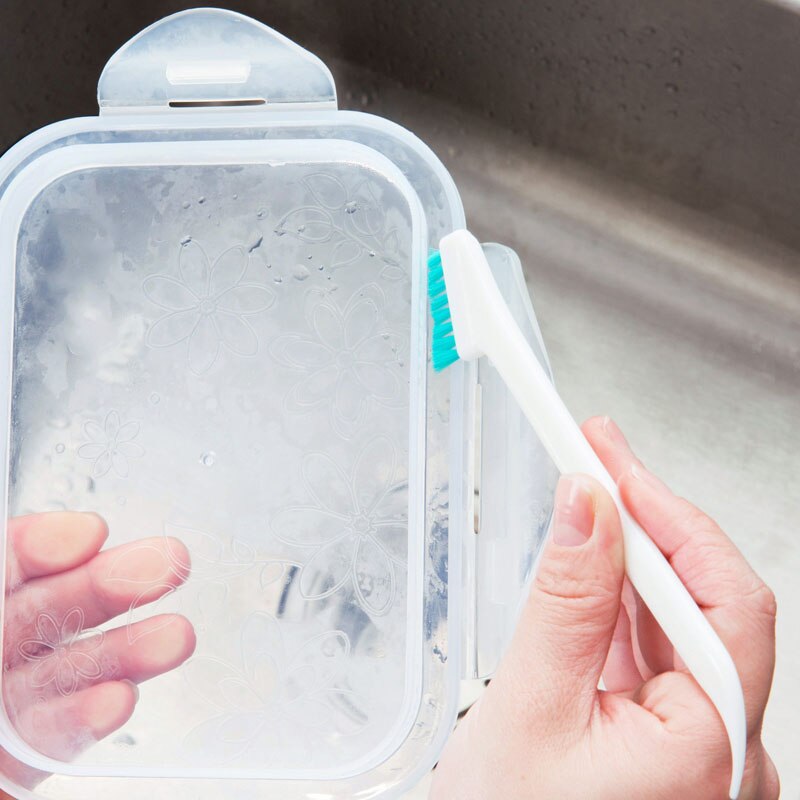 2 pz/lotto bottiglia di latte per bambini pulizia spazzola stretta manico lungo tazze portatili spazzole per la pulizia utensili da cucina per la casa