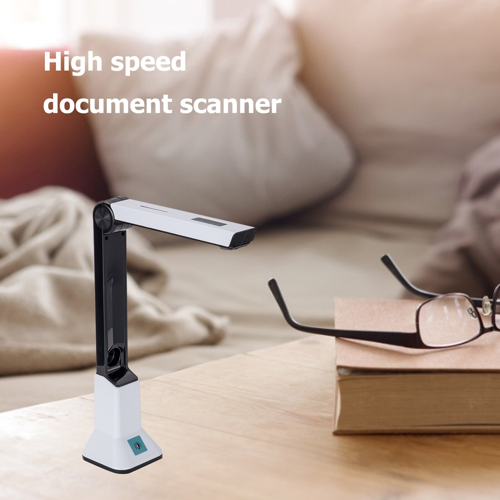 USB 2.0 Convenient 8 Million Pixel A4 Format High-definition Document High-speed Scanner Document Camera Bracket