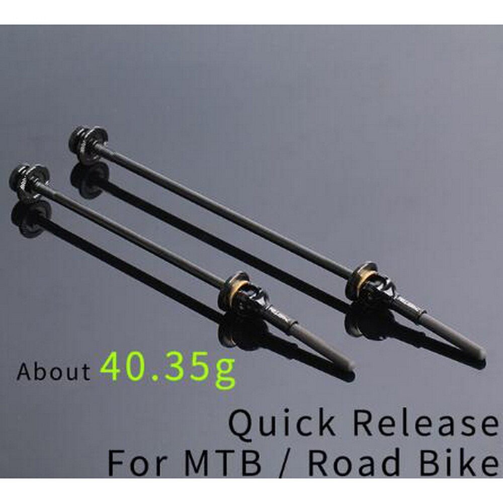 Titaniumlegering cykel hurtigudløserspidsearm til mtb vejcykel 100/135mm hjulnav letvægts hurtigspyd tilbehør: Sort
