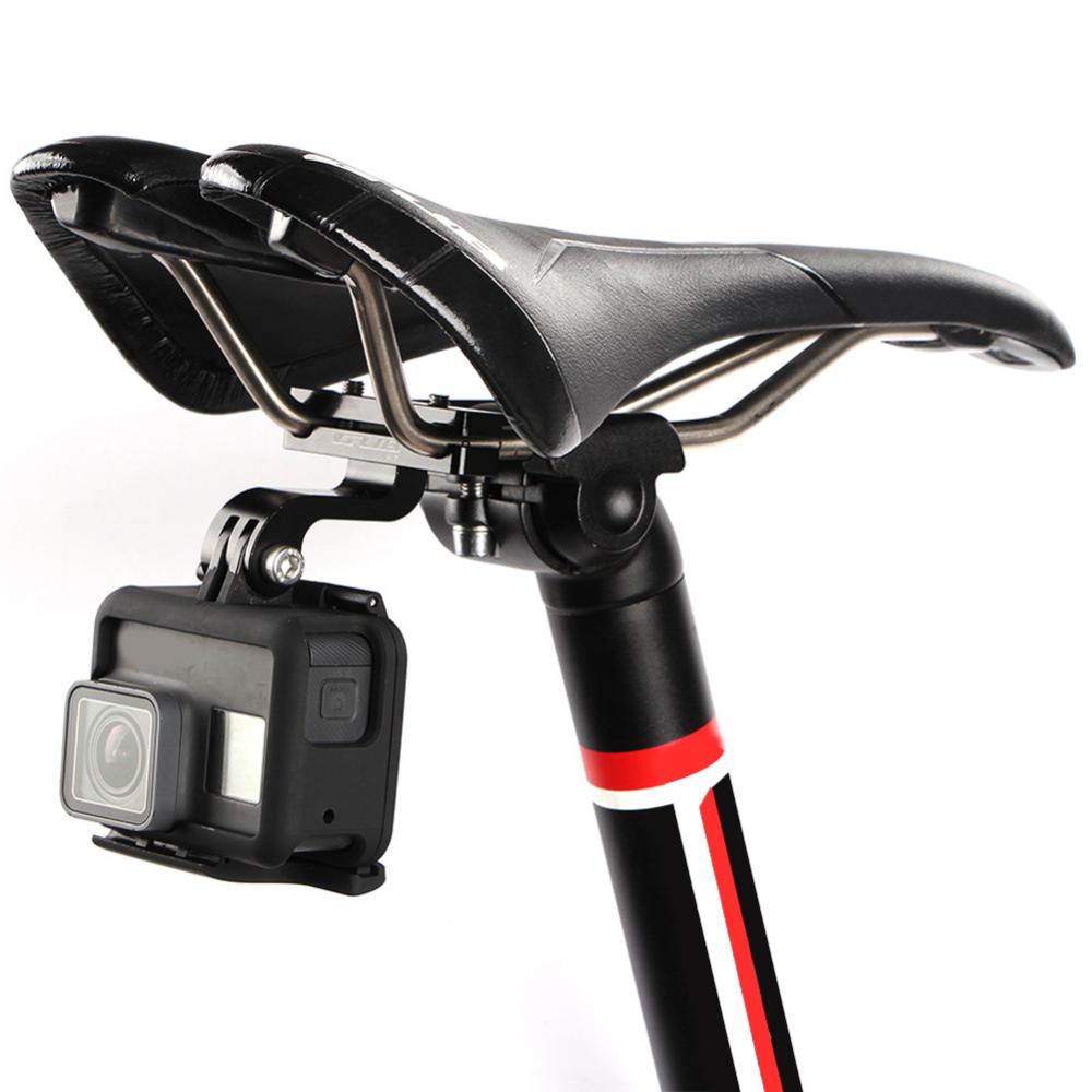 Bike Bicycle Saddle Seat Mount Camera Holder Bracket Adapter Clamp GUB Aluminum Bicycle Tail Light Saddle Seat-post Mount Holder
