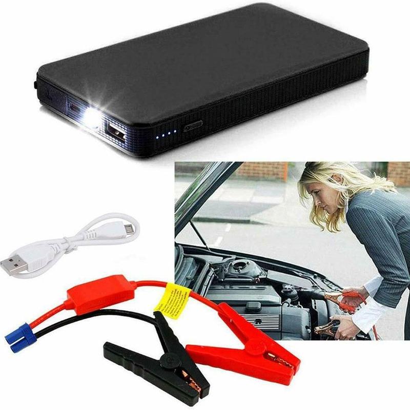 Car battery converter portable mini ultra-thin car jump starter mobile power 12V engine battery charger booster car battery star