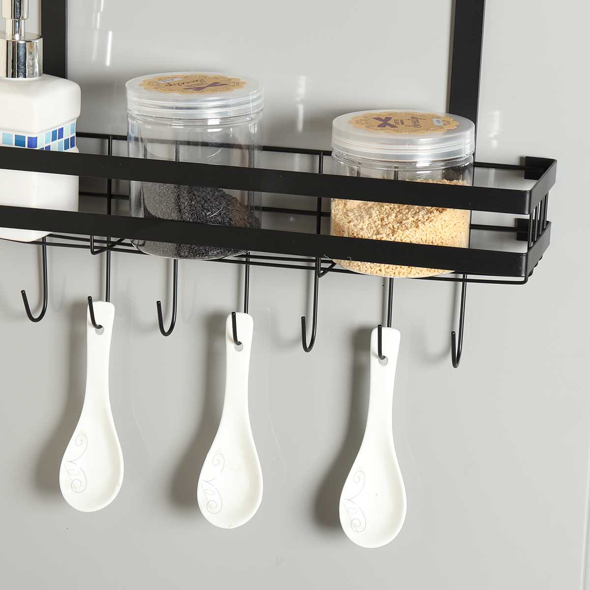 Kitchen Space Saver Fridge Side Wall Storage Hanging Holder Multifunction Refrigerator Storage Rack Organizer Shelf