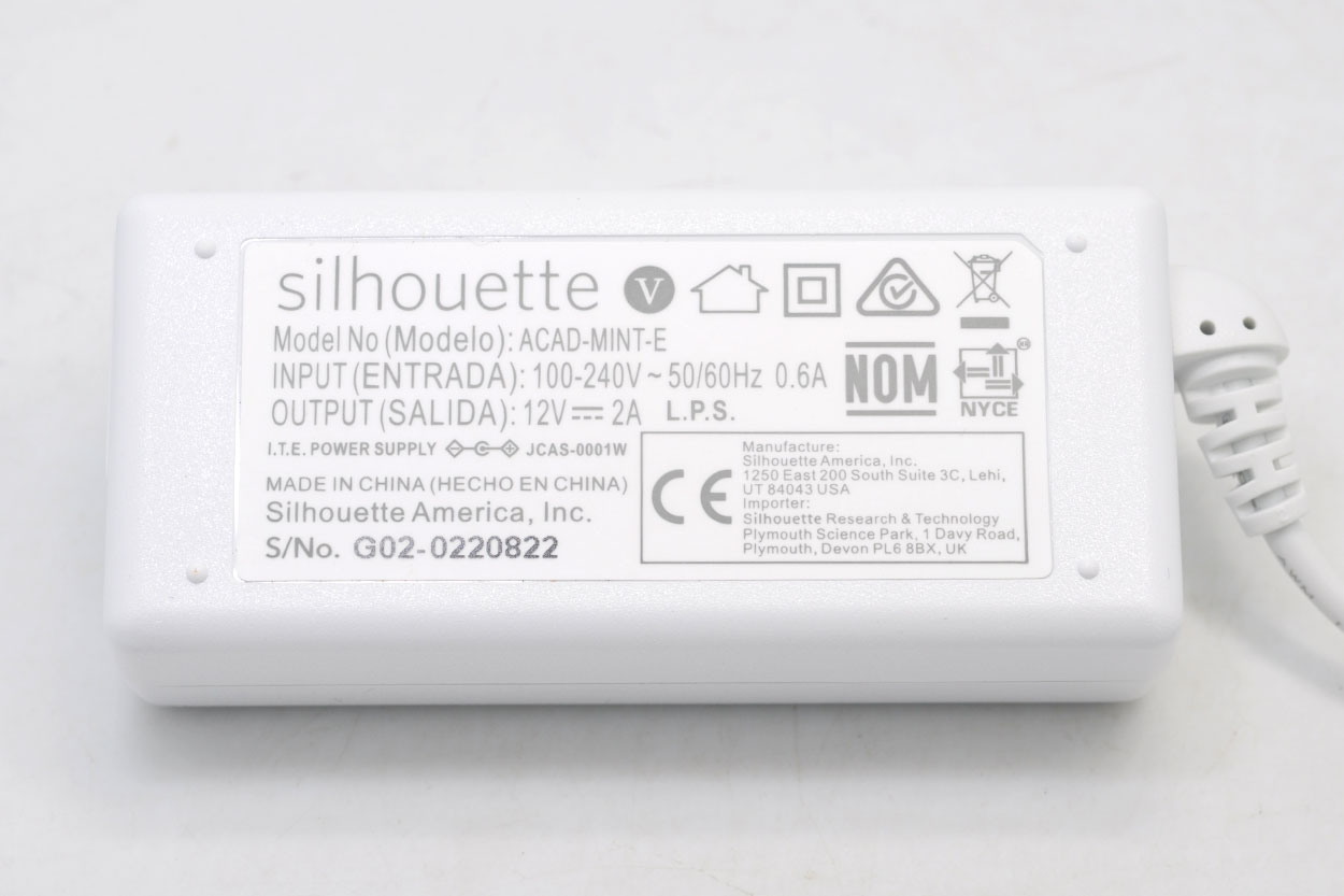 Silhouette Cameo 3 Portrait 2 Curio SD small A3 A4 plotter power supply electronic cutting tool AC-Power 12V2A ACAD-MINT-E