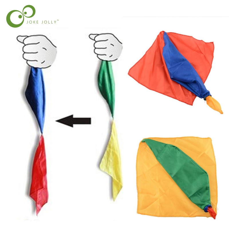 Change Color Silk Scarf For Magic Trick By Mr. Magic Streets Props Tools Toys Randomly Funny Toy WYQ