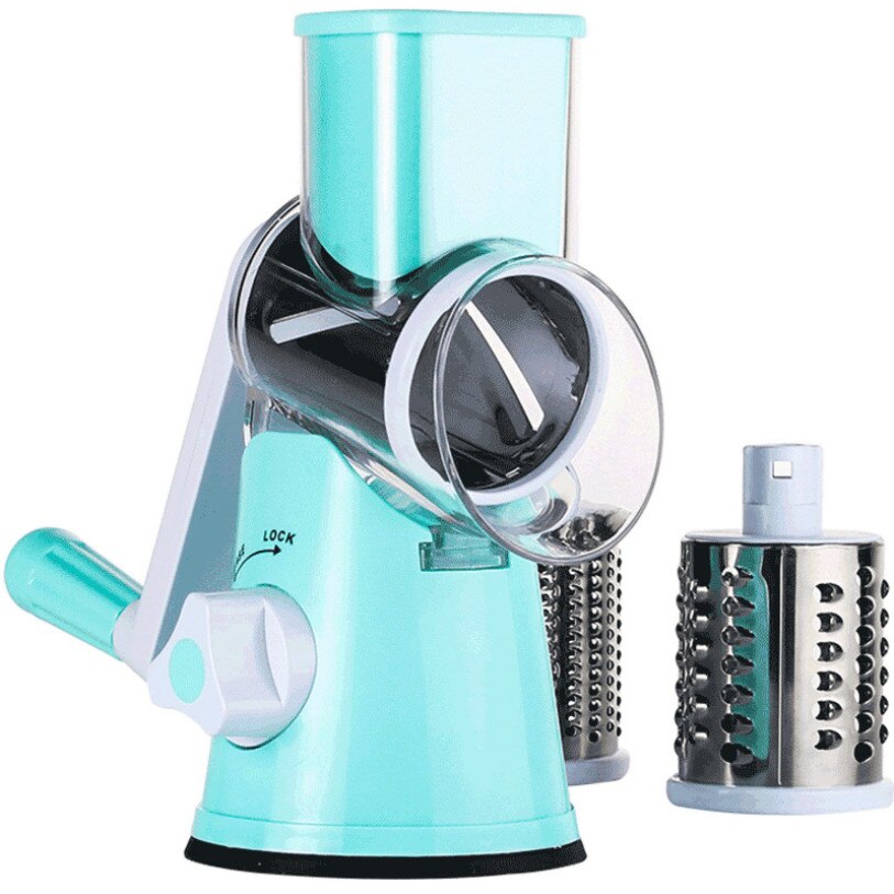 Multifunctional manual vegetable cutter Roll cheese grater kitchen tool potato slicer stainless steel drum shredde