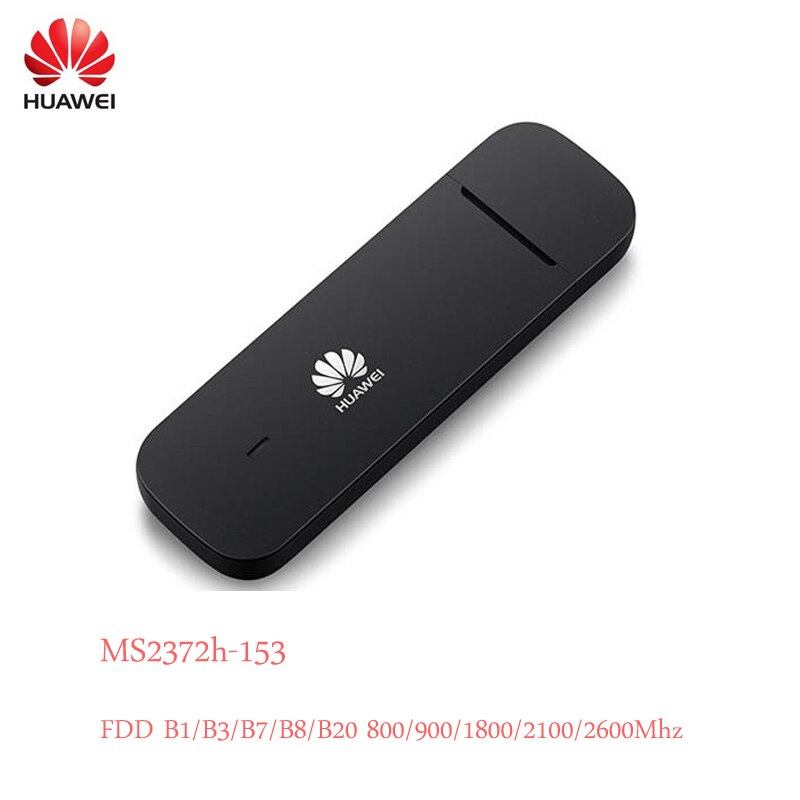 Unlocked Huawei MS2372h-153 4G Lte Fdd B1/B3/B7/B8/B20 800/900/1800/2100/2600Mhz Industriële Iot M2M Usb Dongle