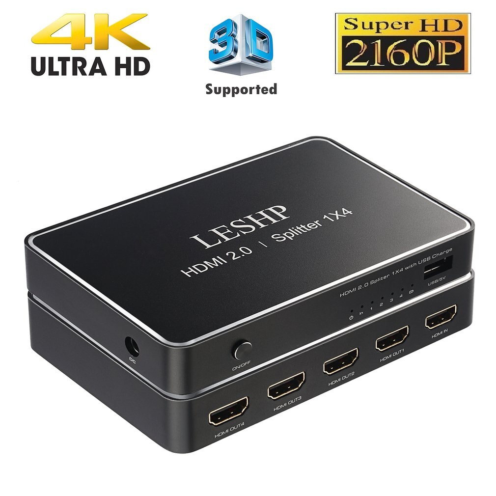 Mini HDMI Switcher 4 K HD1080P 4 Port HDMI Switch Selector Splitter Met Hub IR Afstandsbediening Voor HDTV DVD TV BOX Z2