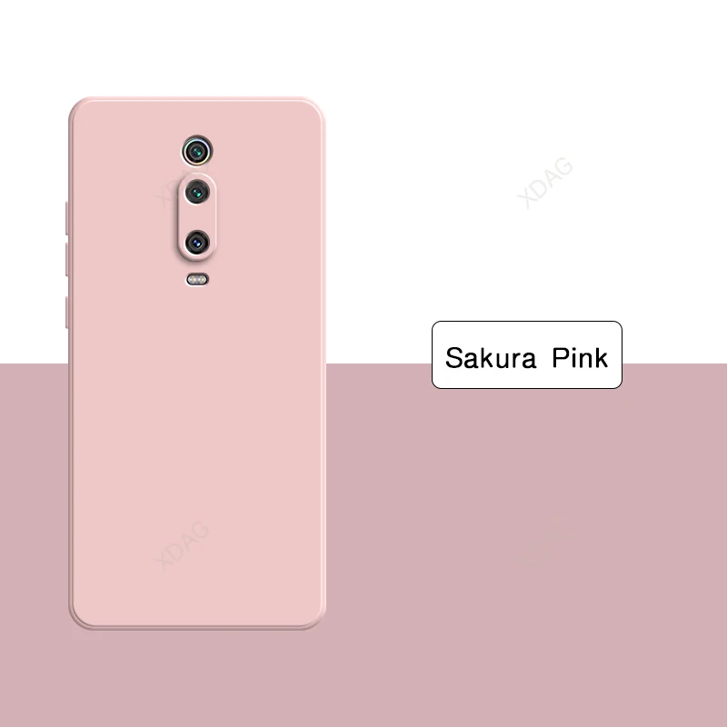 Coque de téléphone portable pour Xiaomi Mi9T Mi 9T Pro Funda 9TPro 5G, flocage interne, double couche en Silicone liquide, couverture arrière douce et originale: PP / MULTI