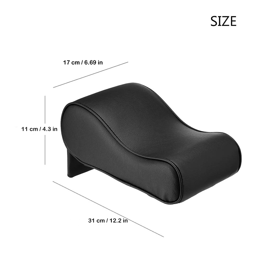 Accoudoir en mousse à mémoire de forme pour voiture, coussin de Console centrale, tapis d'oreiller avec support pour téléphone portable, sac de rangement, boîte d'accessoires de voiture