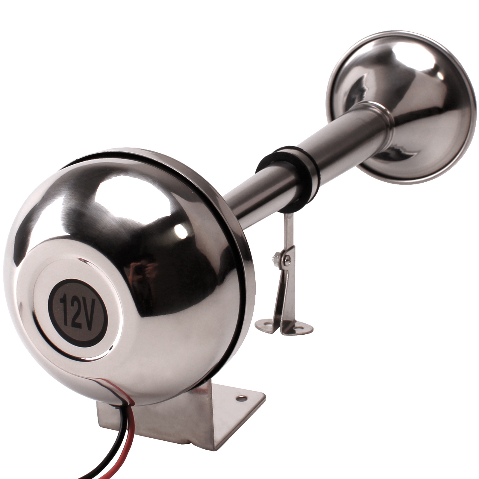 ALLREY-bocina eléctrica de acero inoxidable para barco, Trompeta única para velero, yate, camión, herramienta de advertencia, 12V/24V