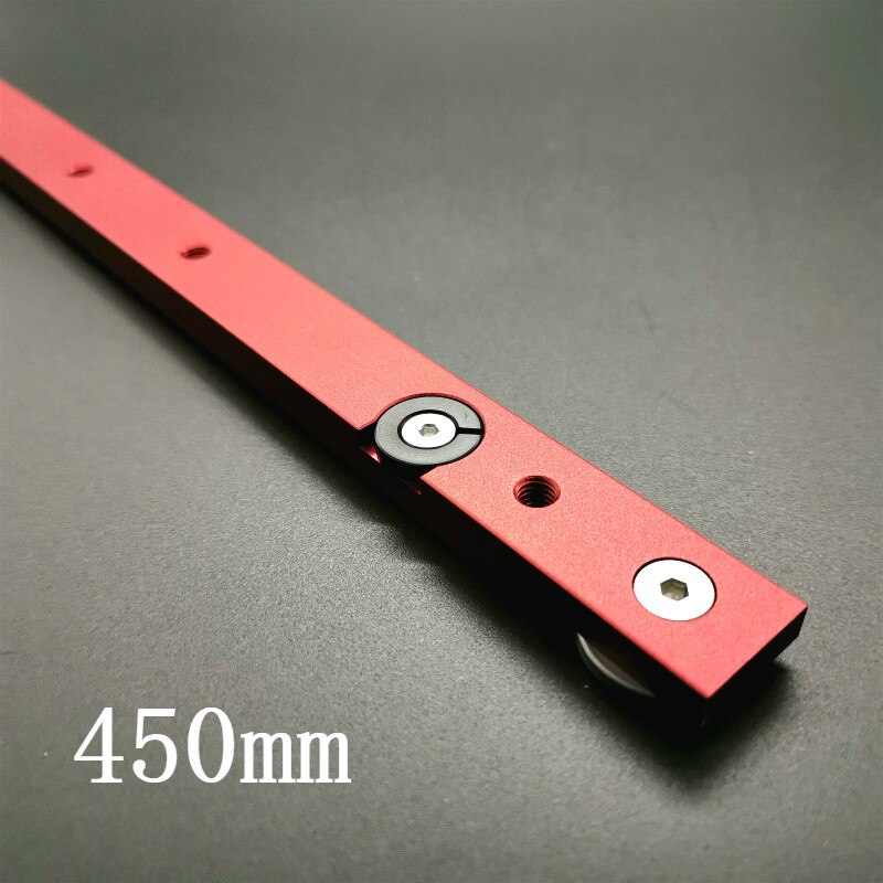 Woodworking Tools T Slot Miter Bar Slider Slab T-track Aluminium Alloy Slot Miter Track For Router Table Saw Miter Carpenter DIY: Red 450mm