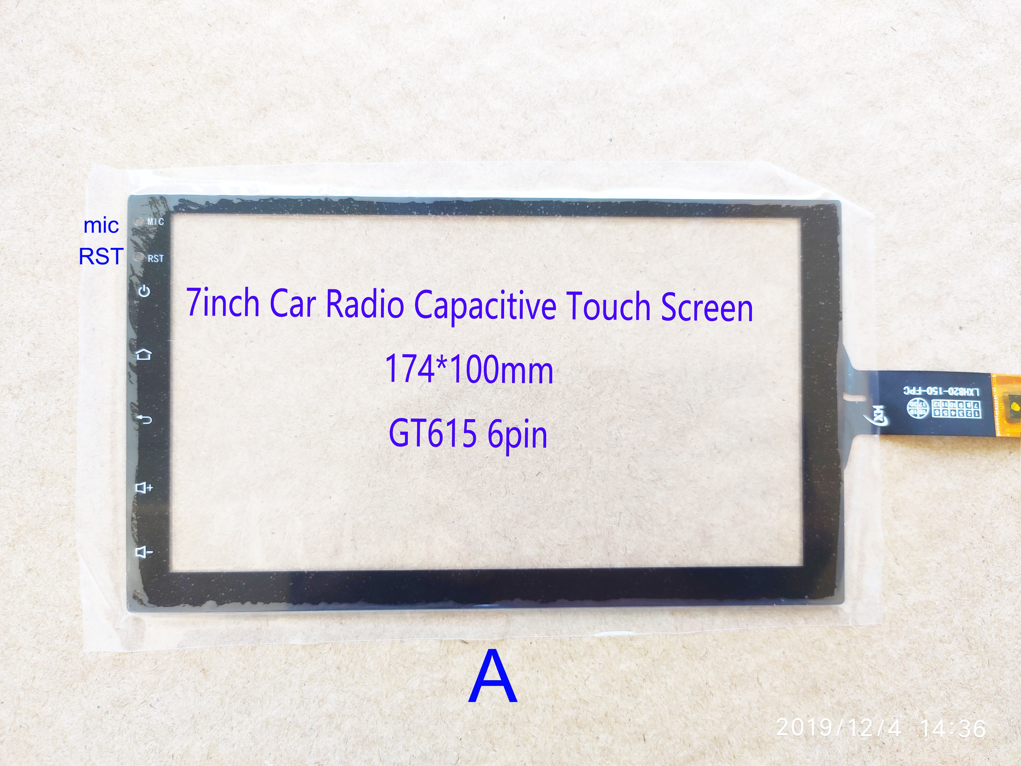 7inch Car Radio Sensors, digitizers Touch 174*100mm 6pin GT615 LXH820-150-FPC LXH-TPC0037-677-V3 H LXH-TPC0013-0021-V5 XDX