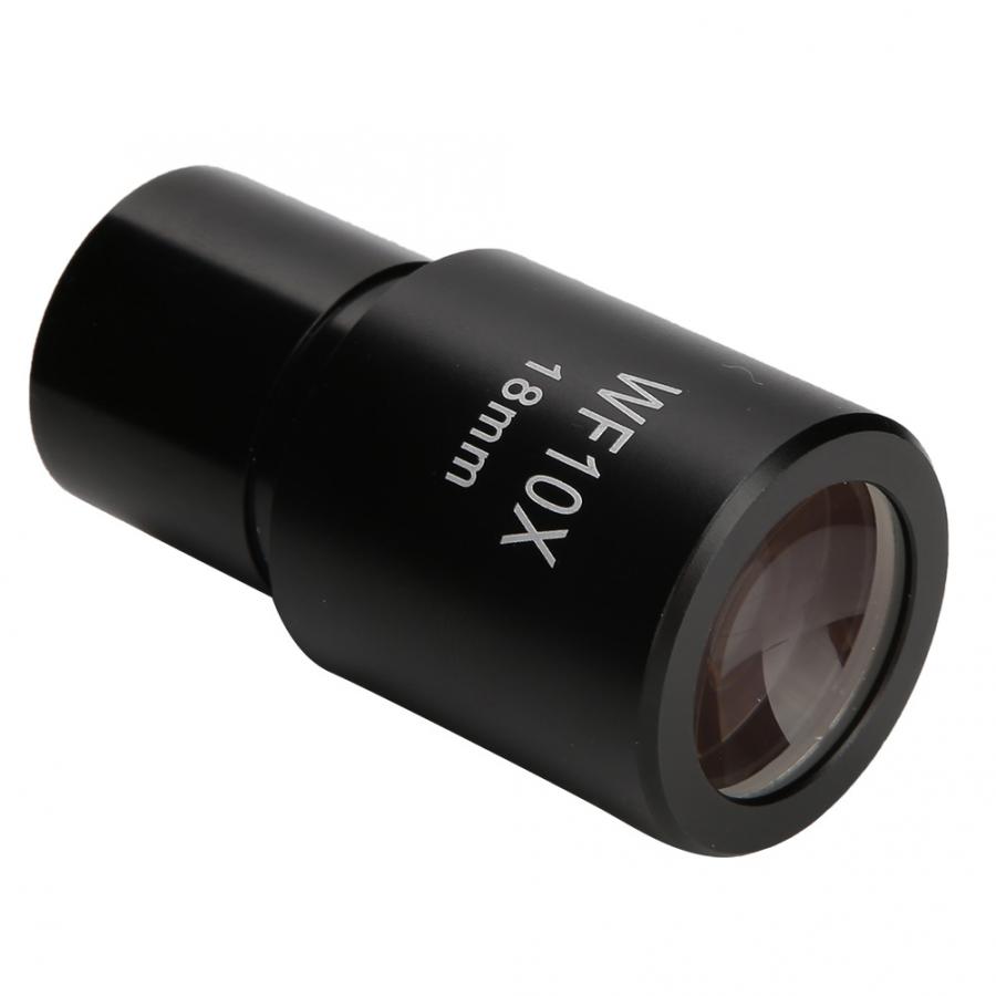WF10X/18mm Biological Microscope Wide-Angle Eyepiece Optical Lenses with Scale 23.2mm Built-in Reticle Wide Angle
