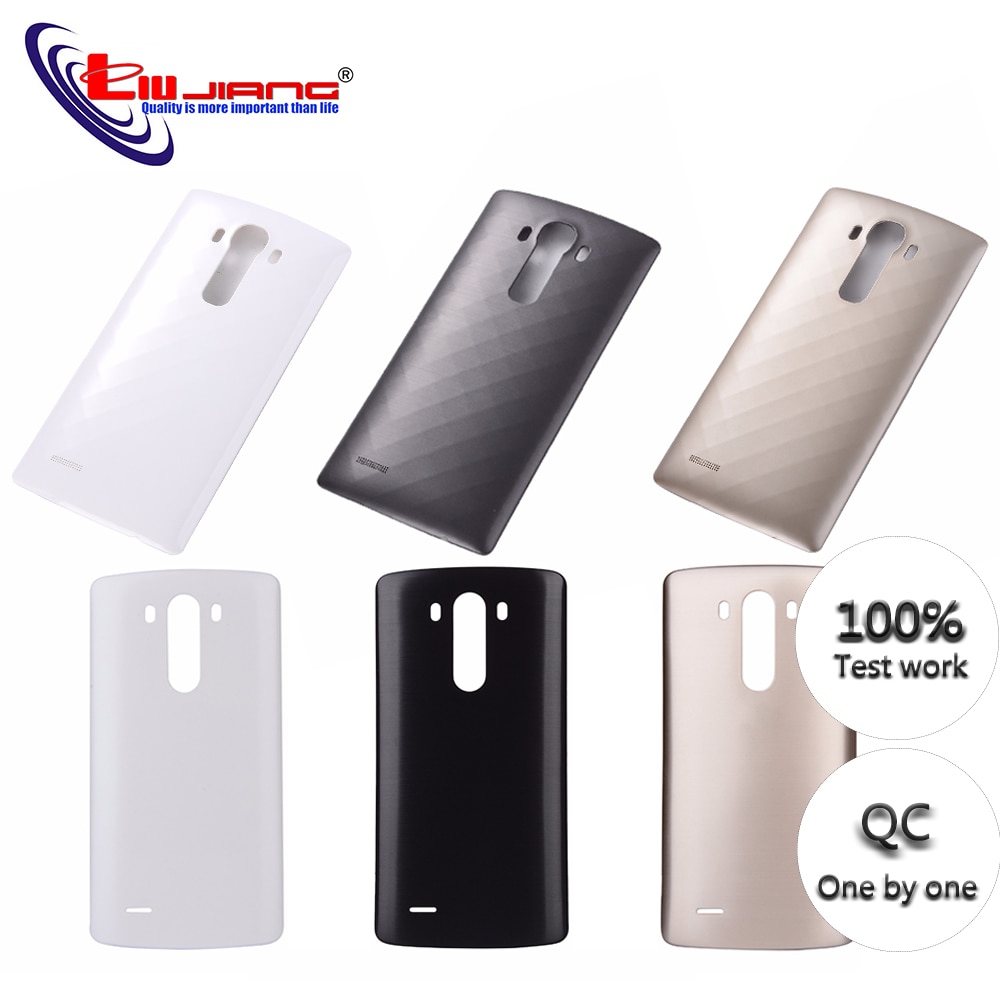 Original Battery Housing Cover for LG G4 G2 G3 G3 mini D850 D800 Wireless Charger Battery Door Rear Cover parts