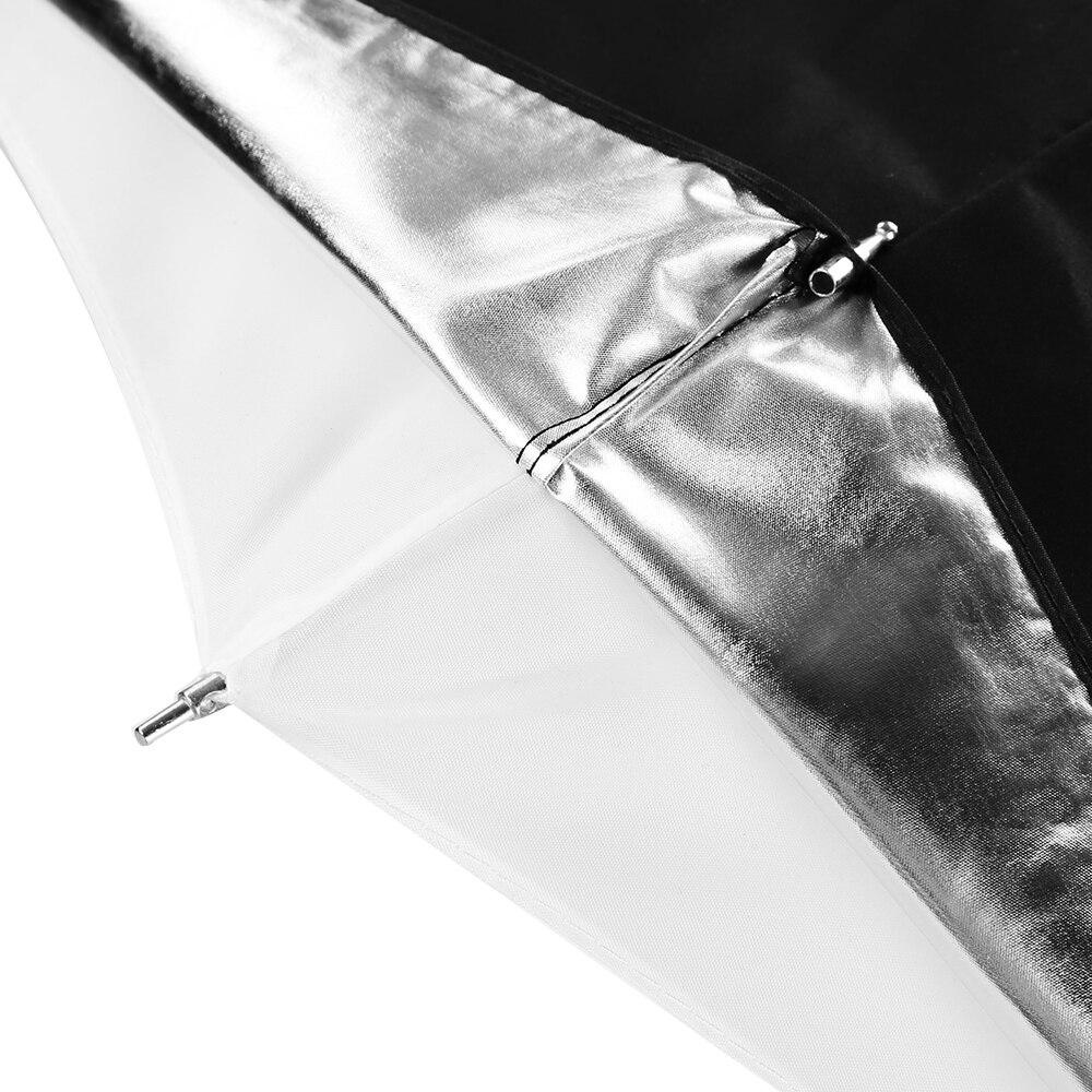 Godox 33 " 84cm reflektor blød paraply fotostudie flash dobbeltlag sort hvid paraply reflekterende paraply