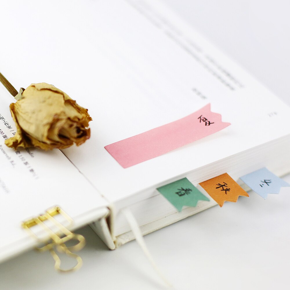 Vandfarve selvklæbende sticky notes memo pads bogmærke indeks klistermærker