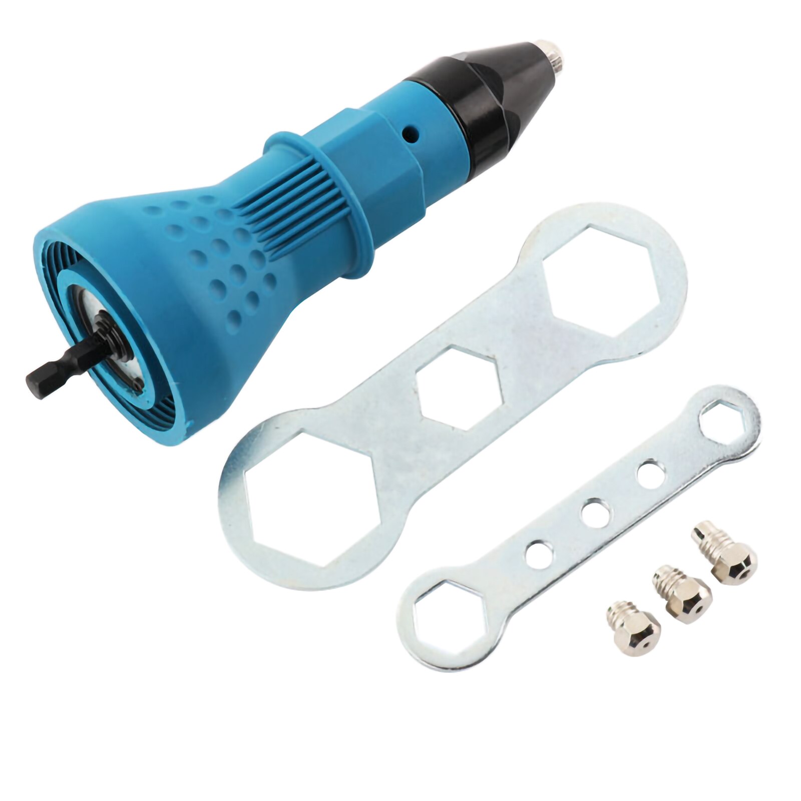 Electric Rivet Adaptor Rivet Supplies Nut Cordless Insert Equipment Nozzle Electric Conversion Riveting Drill Adaptor