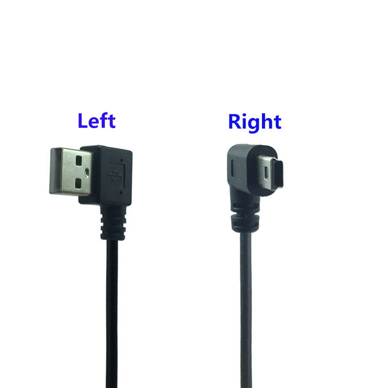 Mini Cable USB de ángulo recto de 90 grados, Cable de alimentación de 0,2 m A USB tipo A para MP3, cargador de Altavoz Bluetooth, Cable Usb en ángulo recto: 4