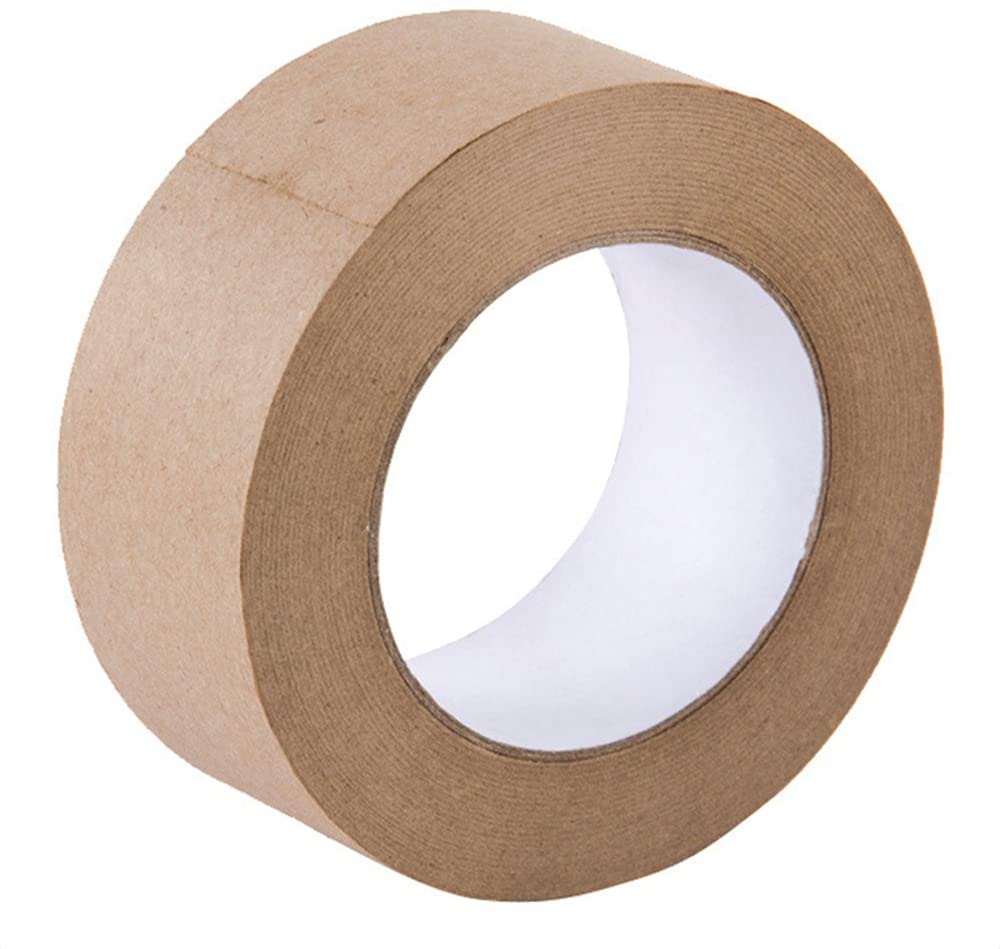 Ultra Durable Water-Activated Tape for Secure Packing. 30 meters long Brown Kraft Gum Tape