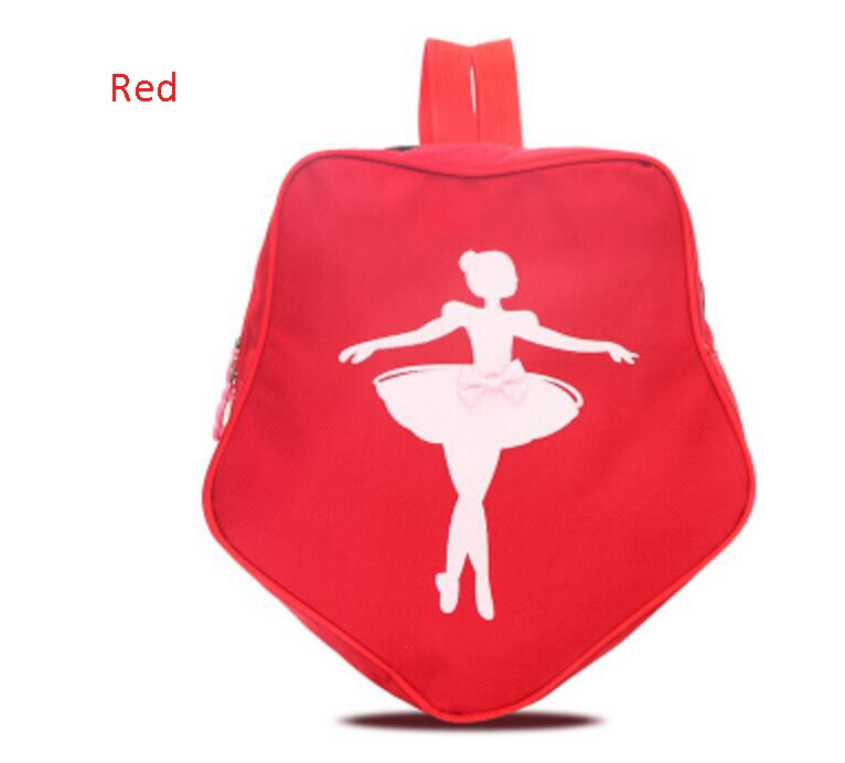Sacos Para Meninas Crianças Mochila Escolar Para A Dança Ballet rosa Bailarina Crianças Sacos Bonito Estrela Saco da Dança Ballet: red