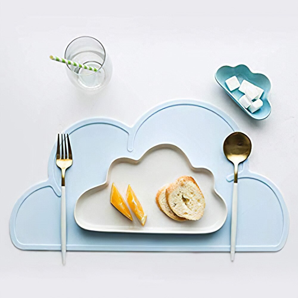 Cloud Vorm Placemat Waterdicht Warmte Kids Diner Plant Mat Isolatie Keuken Gadget Eenvoudige Reiniging Isolatie Silicone Pads