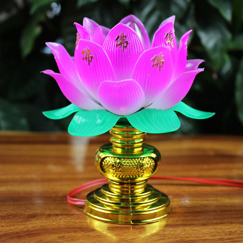 Lampe de décoration de bureau bouddhiste, typolamp coloré, maison, méditation, culte, temple du bouddhisme