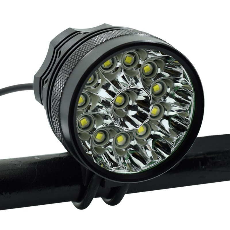 2 In 1 Bicycle Headlight 20000lm Waterproof Bike Front Light Night Safety 18650 Battery Pack Cycling Lamp Bike Accessories