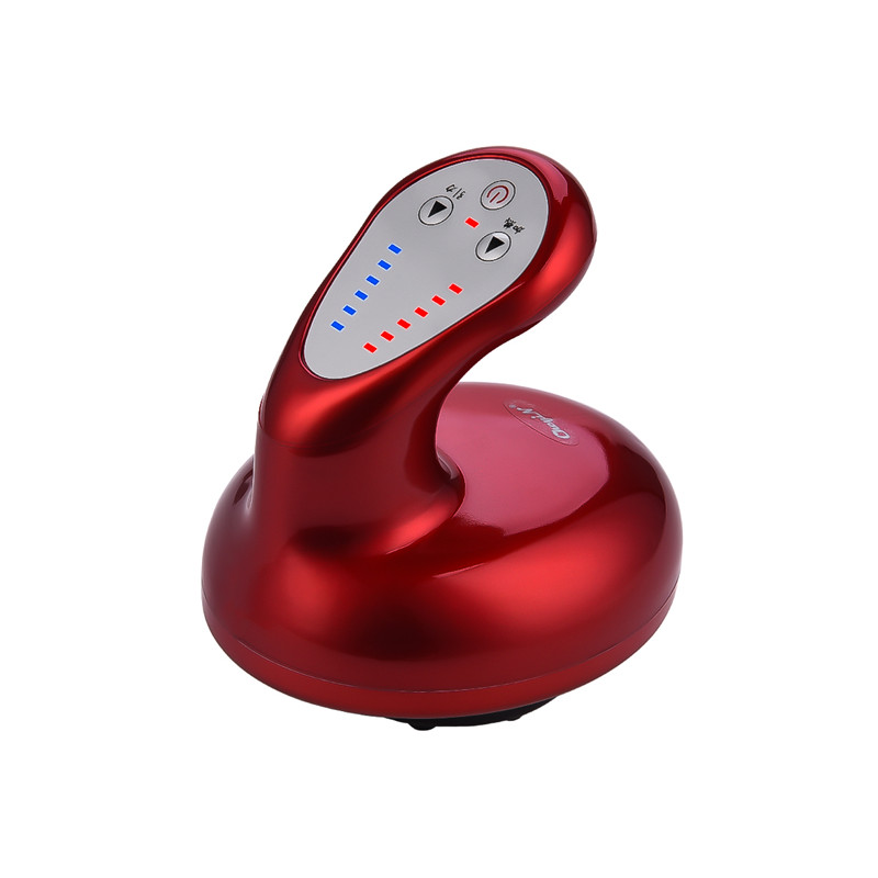 USB Rechargeable Body Shaping Massage Body Fitness Shaping Massage Abdominal Back Neck Shoulder Body Massage Home Massage: Red
