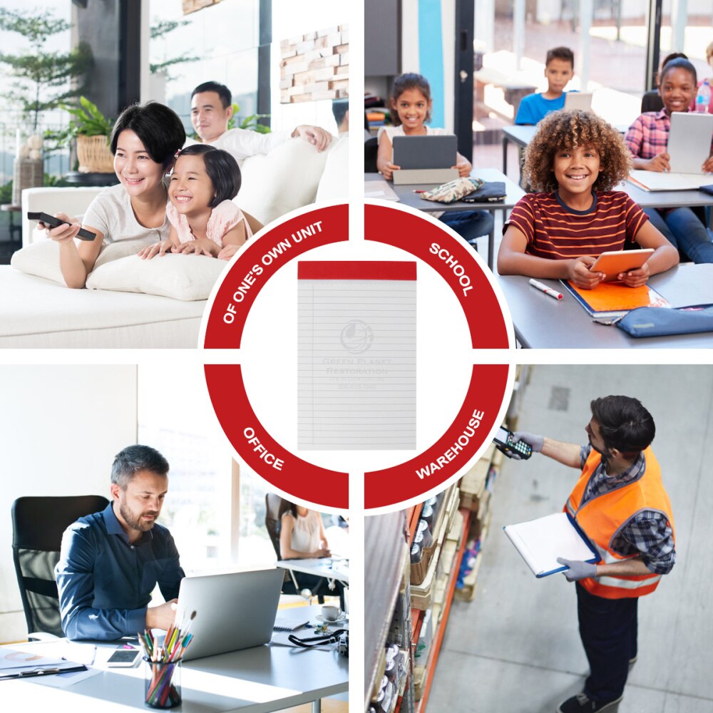 2 Pcs American A5 Tearable Memo Pad Notebooks For Warehouse Office Staffs