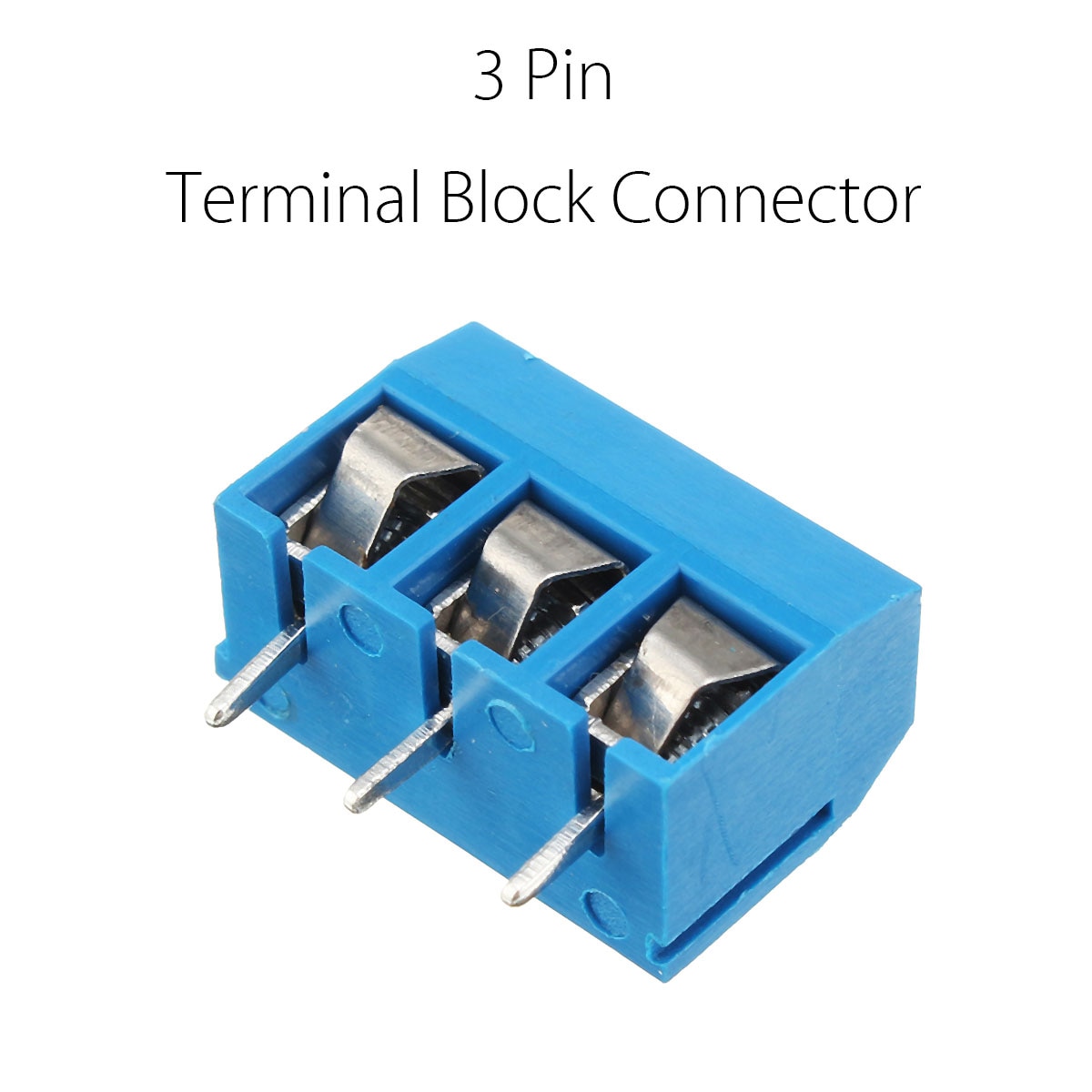 1 pcs 3 Pin 5.08mm Printed Circuit Board Connector Block Screw Terminals