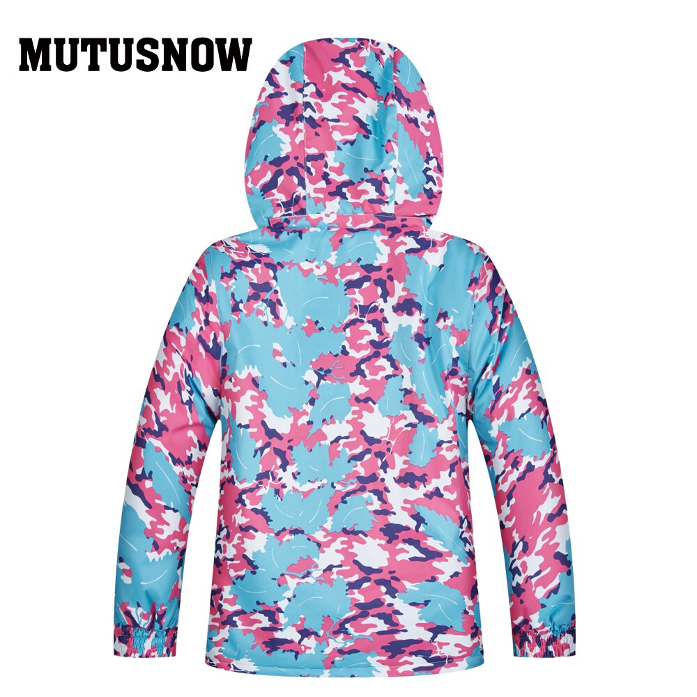 Crianças jaqueta de esqui inverno crianças à prova de vento impermeável super quente roupas de esqui meninas casaco de neve-30 inverno snowboard jaqueta marcas