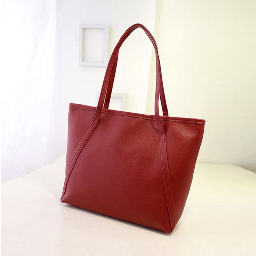 #35 Sac à Main femmes solide Simple haute capacité Sac à Main messager fourre-tout sacoche sacs à bandoulière Sac De Plage Sac Main Femme: G