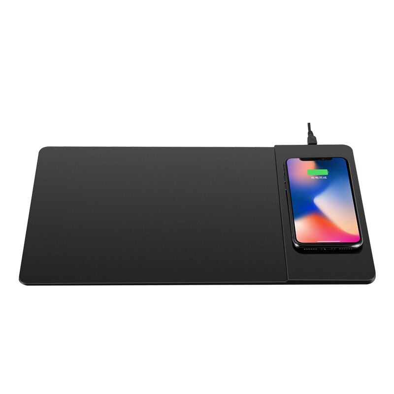 Mobile Phone Wireless Fast Charging Mouse Pad Qi Line Fast Charging Office Game Pad Qi Certified Wireless Charger Mouse
