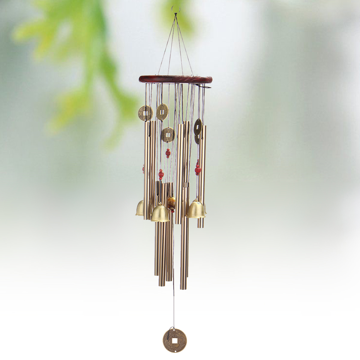 Outdoor Living Wind Chimes Yard Antique Amazing Garden Tubes Bells Copper Home Windchime Chapel Bells Wall Hanging Home Decor