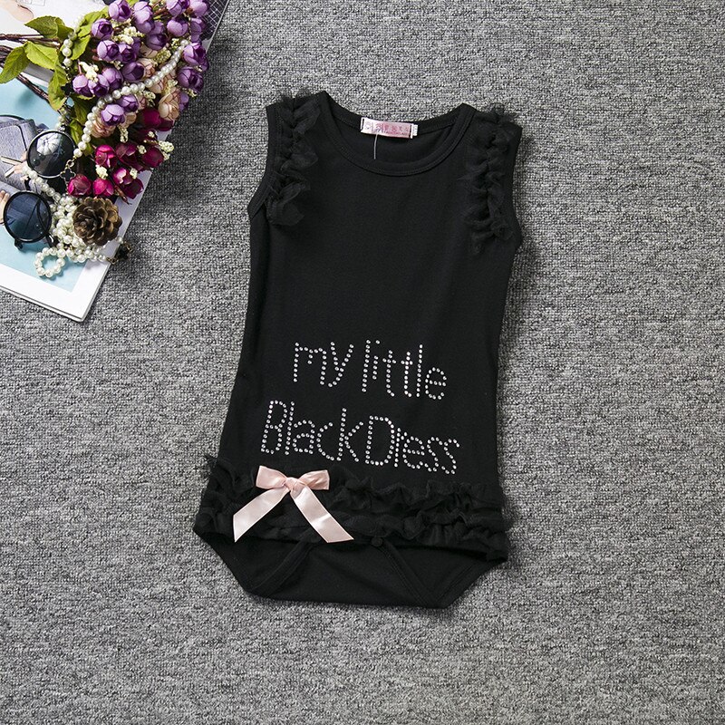 Summer Bow Baby Girls Ruffles Romper 3M 18M 24M Infant Newborn Girls Baby Jumpsuit Playsuit Bow Baby Clothes Outfits Suits