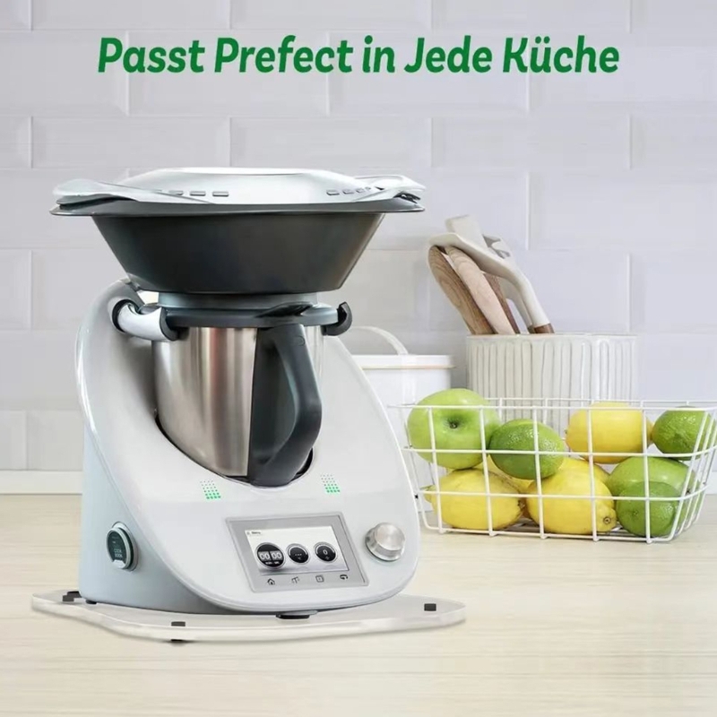 Gleitbrett für Thermomix TM6 TM5 Segelflugzeuge, Acryl-Rollbrett, Acryl-Anti-Rutsch-Pad, Schieber, Theke, Küchengeräte