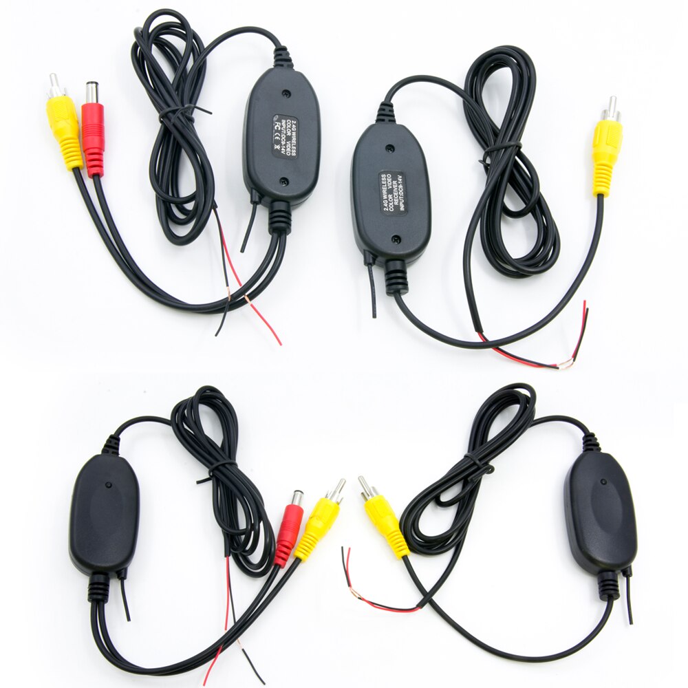 2.4 Ghz Wireless Video Transmitter Receiver Kit For Car Monitor To Connect The Car Rear View Camera Reverse Backup Camera