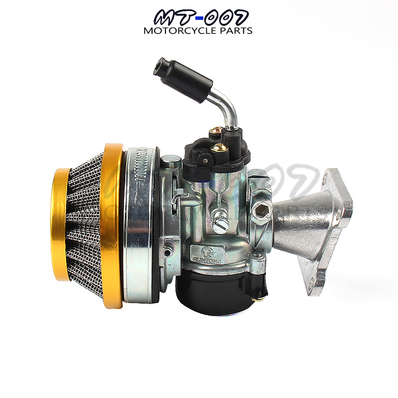 Racing 19mm karburator luftfilter samling carb 49cc 50cc 60cc 66cc 80cc 2 takt gas motoriseret cykel motor