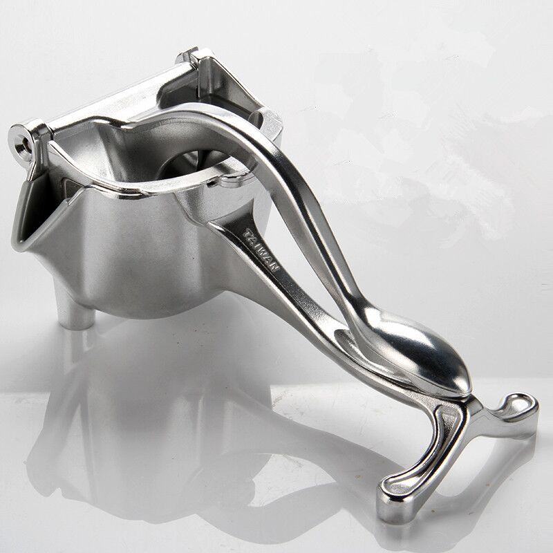 Exprimidor Manual de acero inoxidable para cocina, exprimidor de cítricos y limón, máquina de prensado de frutas, WJ1147: A