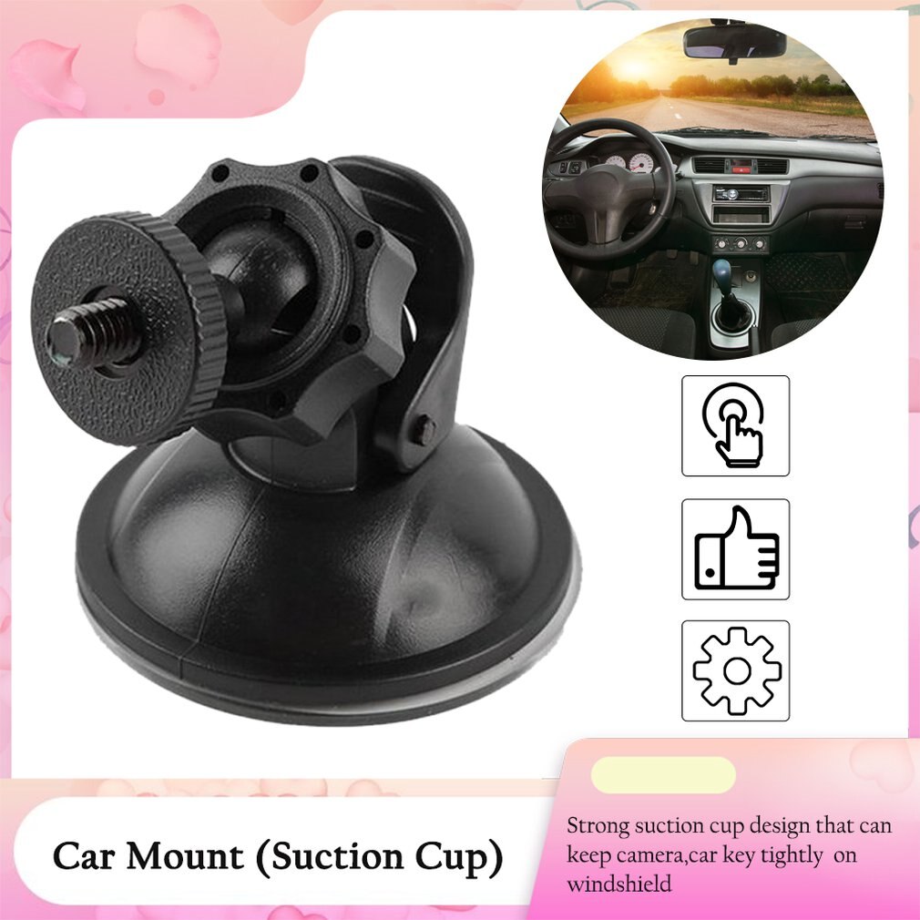 Car Windshield Suction Cup Mount Holder Driving Recorder Bracket Car Digital Video Recorder Camera Accessories