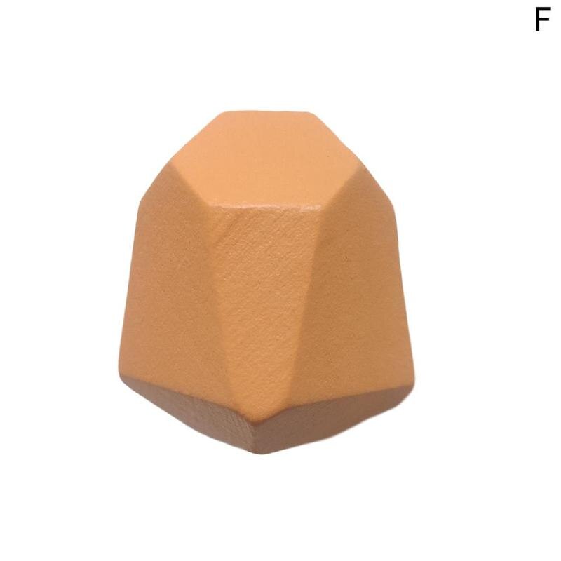 Houten Kinderen Houten Gekleurde Steen Jenga Building Stapelen Educatief Nordic Creatieve Rainbow Blok Speelgoed Stijl Gam G2B6: orange
