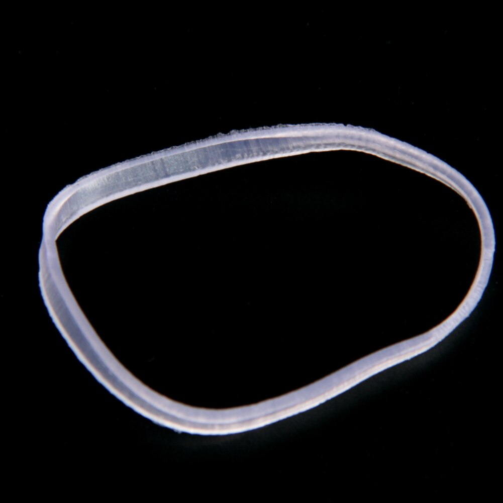 500Pcs Hair Tie Band Paardenstaart Houder Elastische Rubber Clear White Vrouwen Diy Haar Styling Tools Accessoire Cirkel Paardenstaart Hoofddeksels