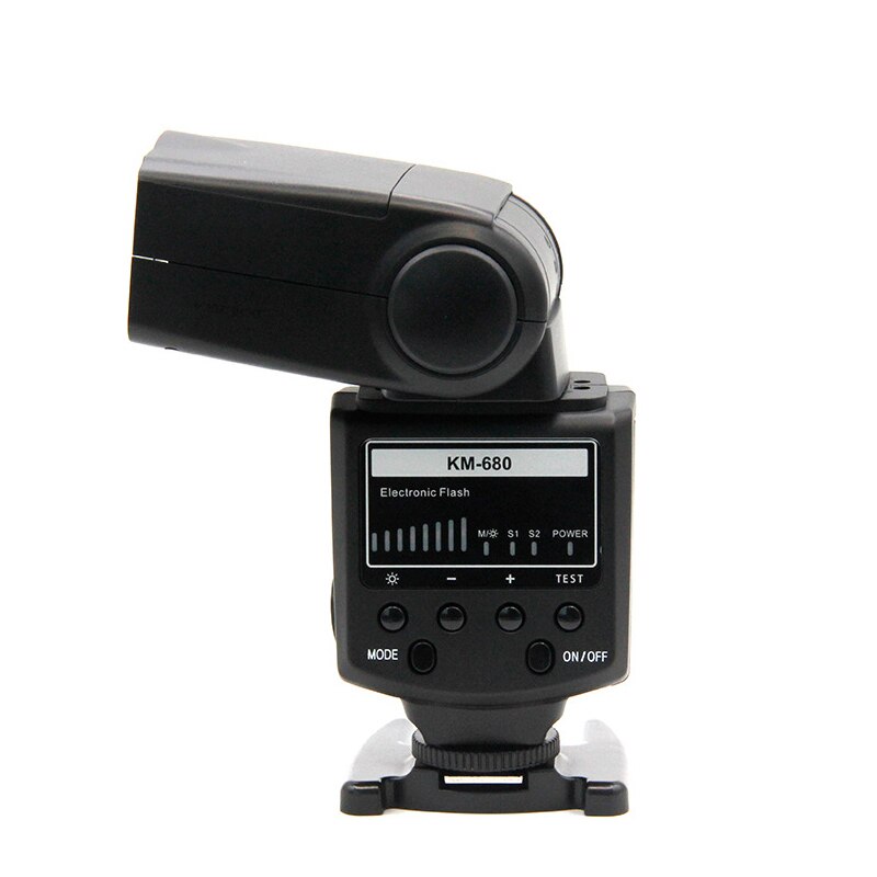 Mamen flash light speedlite trådløs master speedlight til nikon  d750 d810 d7200 canon kamera foto dslr lys lampe på telefonen