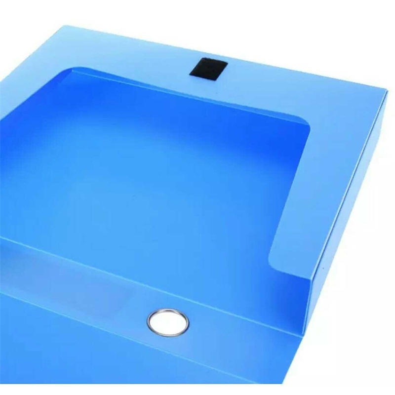 Sunwood file box a4 plastic file box information box 75mm hc-75 blue