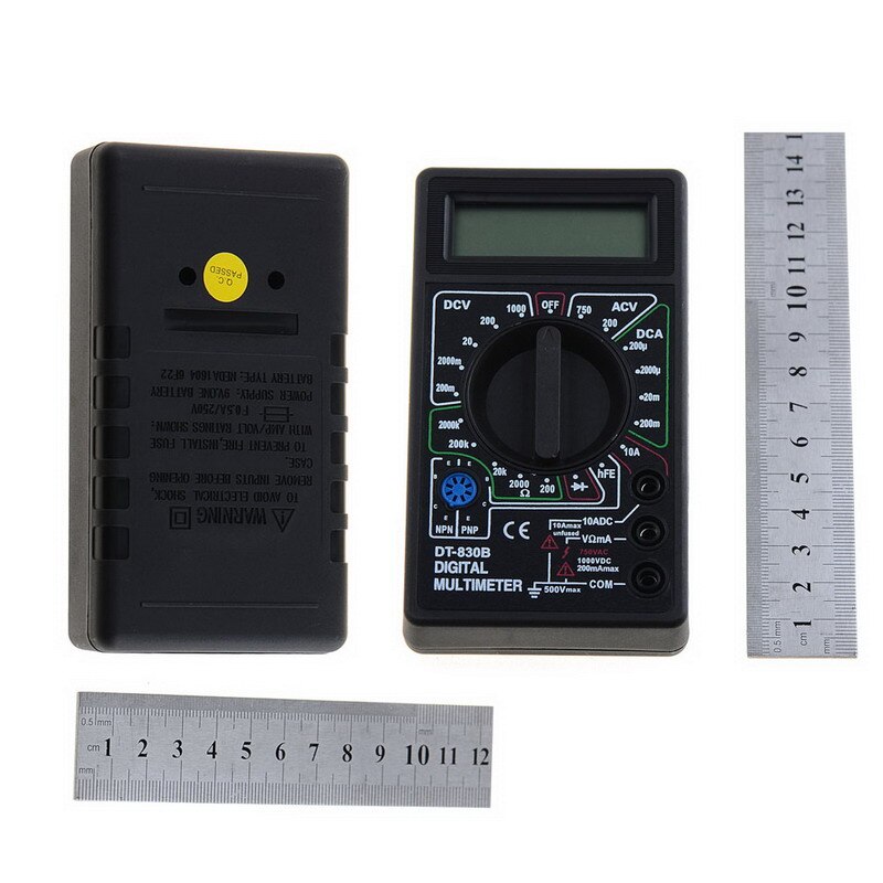 DT-838 multímetro Digital Volt/Amp/Ohm/medidor probador de voltaje de temperatura herramientas de medición