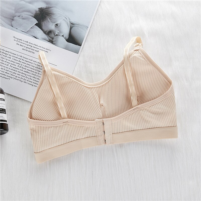 Cotton Bras For Women Push Up Bra Sexy Lingerie Wirefree Bras Brassiere Removable Pad Comfort Bralette Seamless Female Underwear